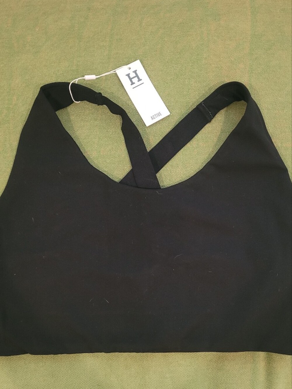 NWT Harper Wilde Sports Bra Flex Convertible Black Size 3XL